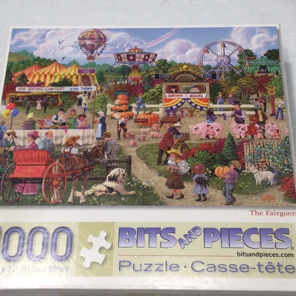 The Fairgoers 1000 Piece Puzzle - Picture 5 of 5
